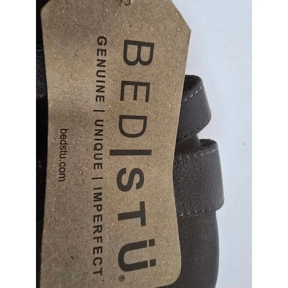 Bed Stu Hilda Leather Sandals Dark Brown Women's Size 10 New $ 149